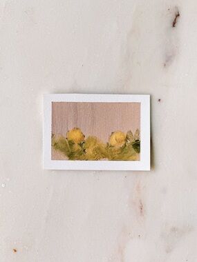 Amanda Nolan Booker Miniature Flower Painting Original